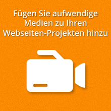 Fügen Sie aufwendige Medien zu Ihren Webseiten-Projekten hinzu